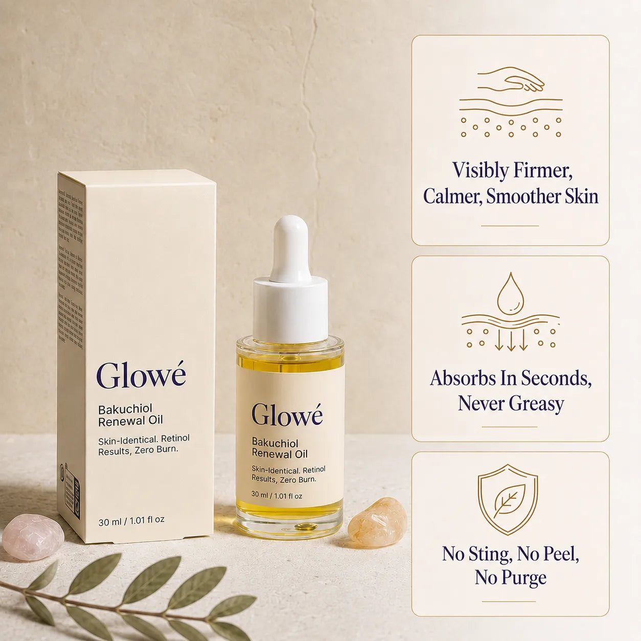 Bakuchiol Renewal Oil 30 ml | The Natural Retinol Alternative